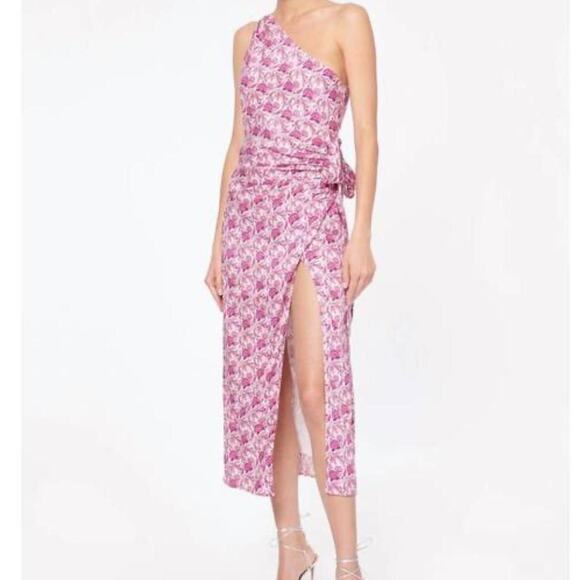 CAMI NYC $375 nanu dress in purple paisley, size 4 - Picture 7 of 7